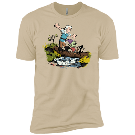 T-Shirts Sand / X-Small Bean and Elfo Men's Premium T-Shirt