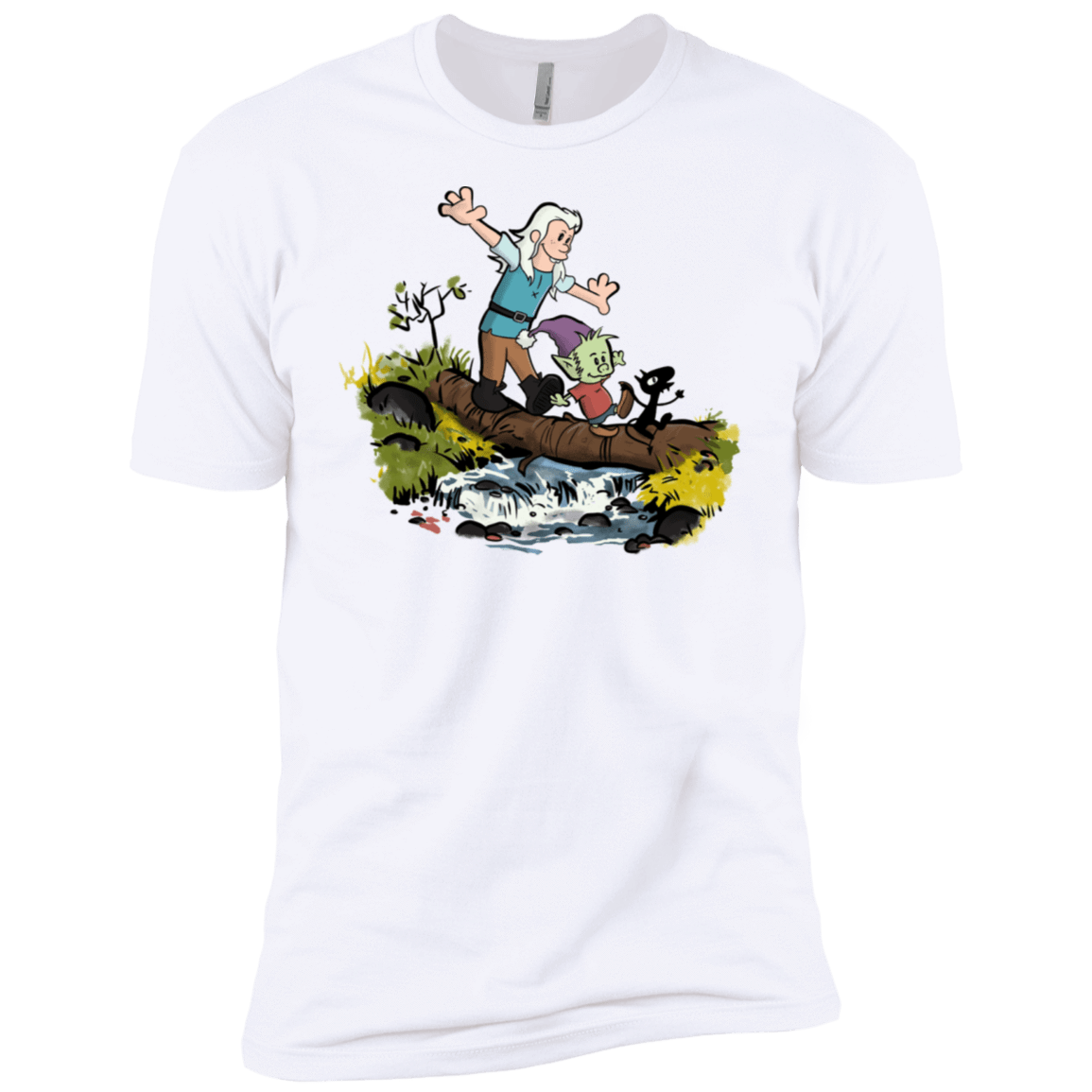 T-Shirts White / X-Small Bean and Elfo Men's Premium T-Shirt