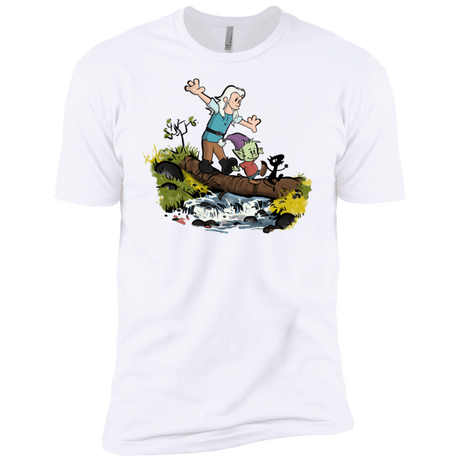T-Shirts White / X-Small Bean and Elfo Men's Premium T-Shirt