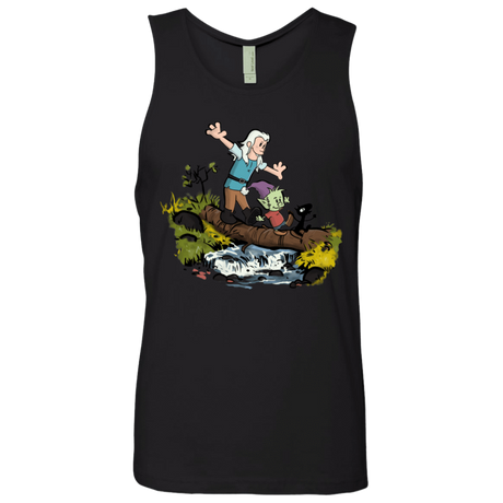 T-Shirts Black / S Bean and Elfo Men's Premium Tank Top
