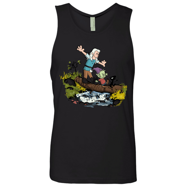 T-Shirts Black / S Bean and Elfo Men's Premium Tank Top