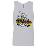T-Shirts Heather Grey / S Bean and Elfo Men's Premium Tank Top