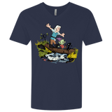 T-Shirts Midnight Navy / X-Small Bean and Elfo Men's Premium V-Neck