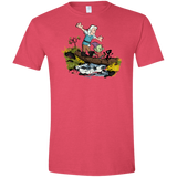 T-Shirts Heather Red / S Bean and Elfo Men's Semi-Fitted Softstyle