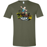 T-Shirts Military Green / S Bean and Elfo Men's Semi-Fitted Softstyle