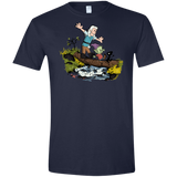 T-Shirts Navy / X-Small Bean and Elfo Men's Semi-Fitted Softstyle
