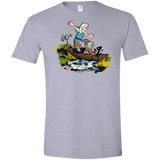 T-Shirts Sport Grey / X-Small Bean and Elfo Men's Semi-Fitted Softstyle