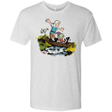 T-Shirts Heather White / S Bean and Elfo Men's Triblend T-Shirt