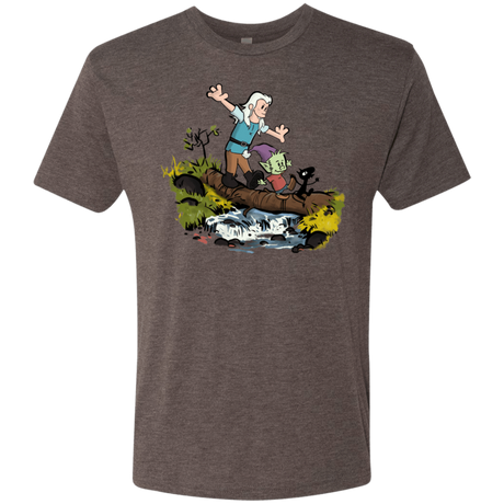 T-Shirts Macchiato / S Bean and Elfo Men's Triblend T-Shirt