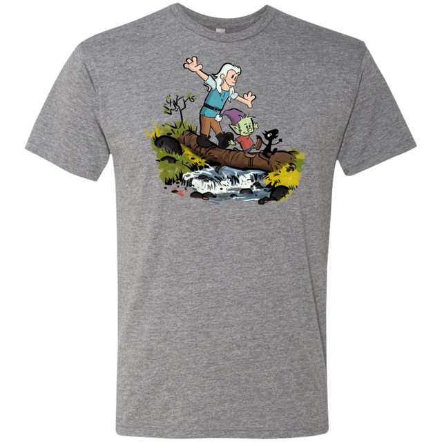 T-Shirts Premium Heather / S Bean and Elfo Men's Triblend T-Shirt