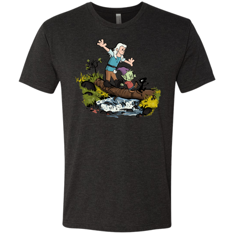 T-Shirts Vintage Black / S Bean and Elfo Men's Triblend T-Shirt