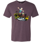 T-Shirts Vintage Purple / S Bean and Elfo Men's Triblend T-Shirt