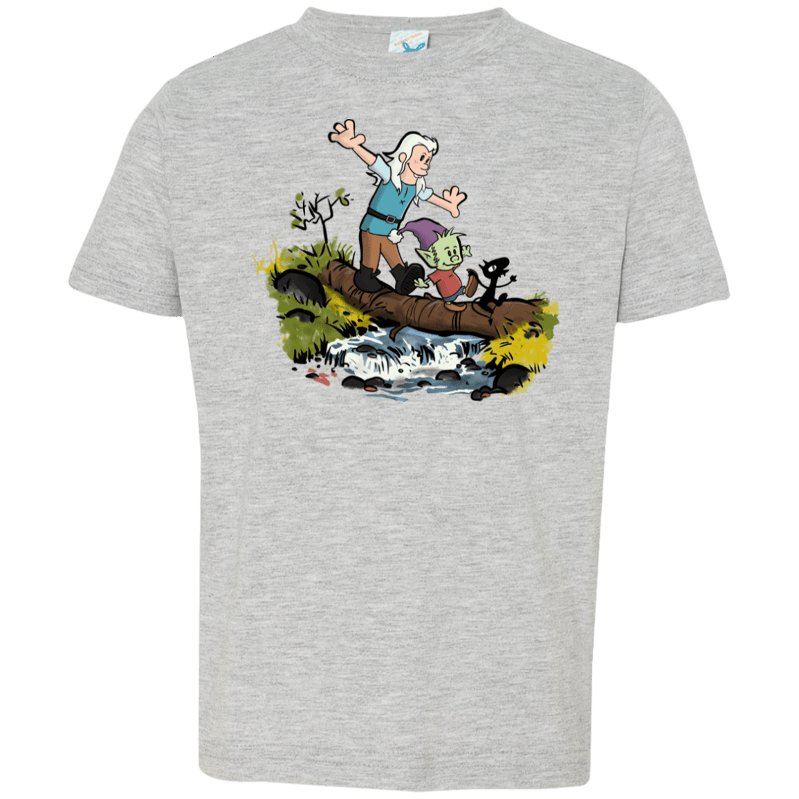 T-Shirts Heather Grey / 2T Bean and Elfo Toddler Premium T-Shirt