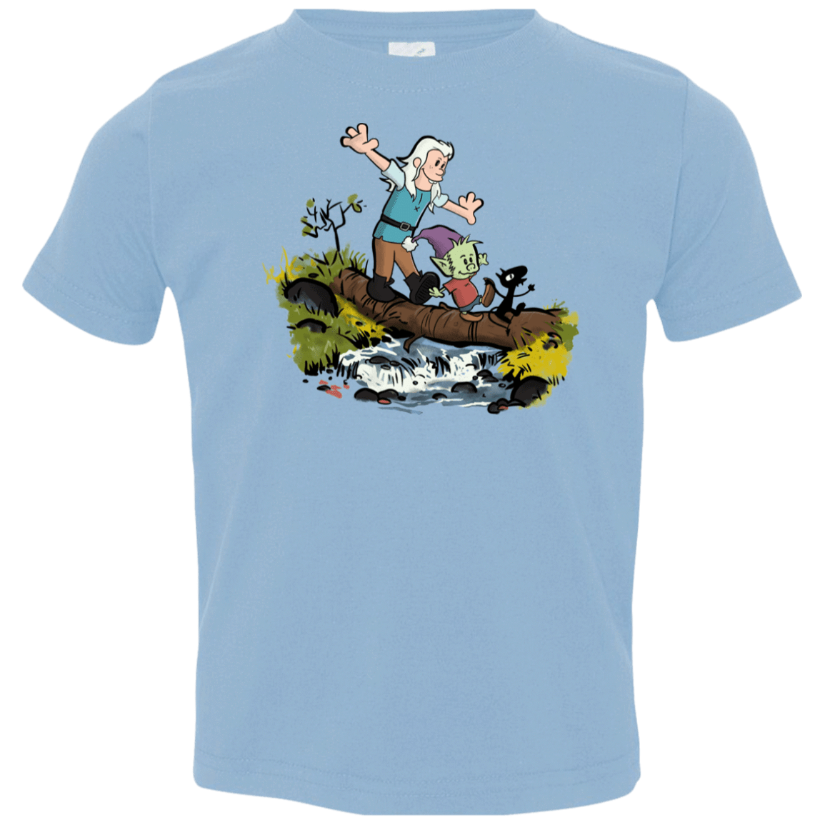 T-Shirts Light Blue / 2T Bean and Elfo Toddler Premium T-Shirt