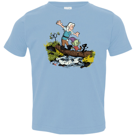 T-Shirts Light Blue / 2T Bean and Elfo Toddler Premium T-Shirt