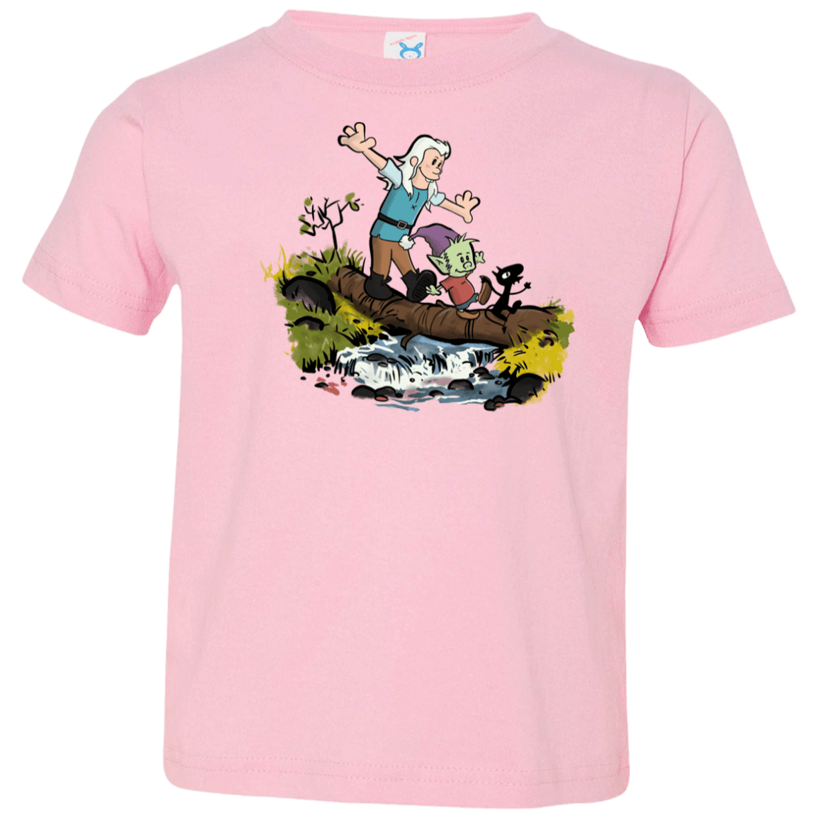 T-Shirts Pink / 2T Bean and Elfo Toddler Premium T-Shirt