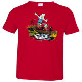 T-Shirts Red / 2T Bean and Elfo Toddler Premium T-Shirt