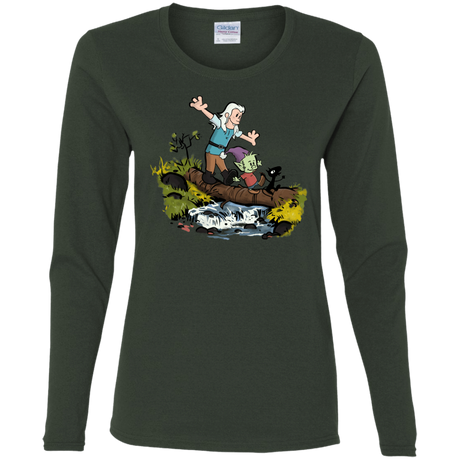 T-Shirts Forest / S Bean and Elfo Women's Long Sleeve T-Shirt