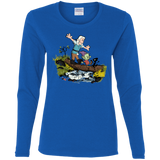 T-Shirts Royal / S Bean and Elfo Women's Long Sleeve T-Shirt