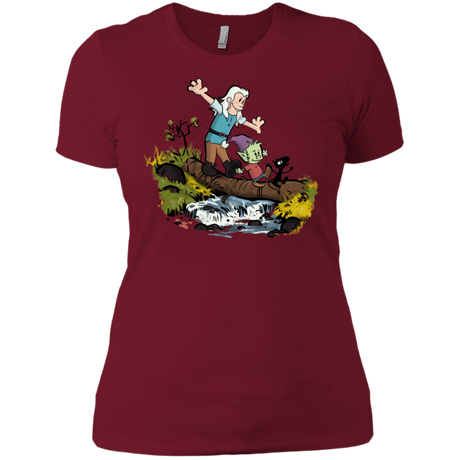 T-Shirts Scarlet / S Bean and Elfo Women's Premium T-Shirt