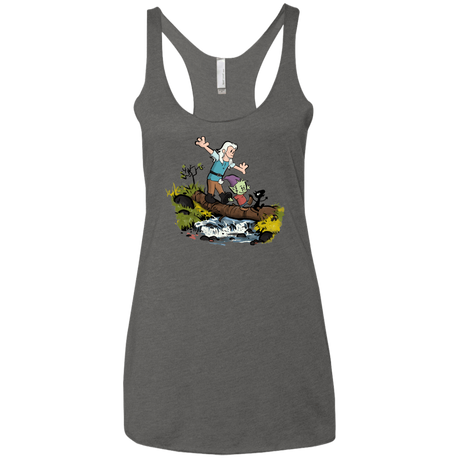 T-Shirts Premium Heather / X-Small Bean and Elfo Women's Triblend Racerback Tank