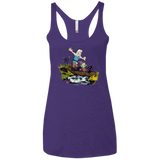 T-Shirts Purple Rush / X-Small Bean and Elfo Women's Triblend Racerback Tank