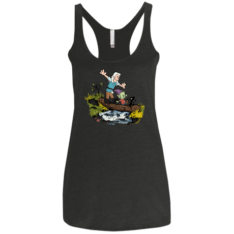 T-Shirts Vintage Black / X-Small Bean and Elfo Women's Triblend Racerback Tank
