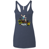 T-Shirts Vintage Navy / X-Small Bean and Elfo Women's Triblend Racerback Tank