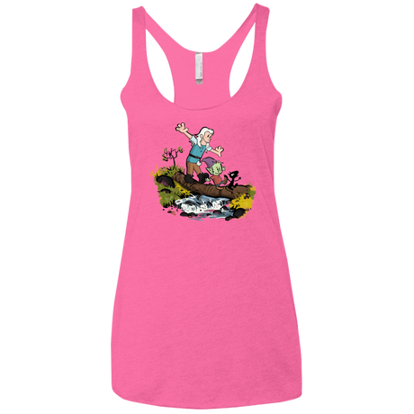 T-Shirts Vintage Pink / X-Small Bean and Elfo Women's Triblend Racerback Tank