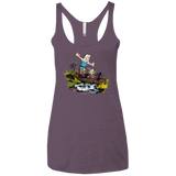 T-Shirts Vintage Purple / X-Small Bean and Elfo Women's Triblend Racerback Tank