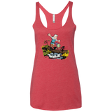T-Shirts Vintage Red / X-Small Bean and Elfo Women's Triblend Racerback Tank