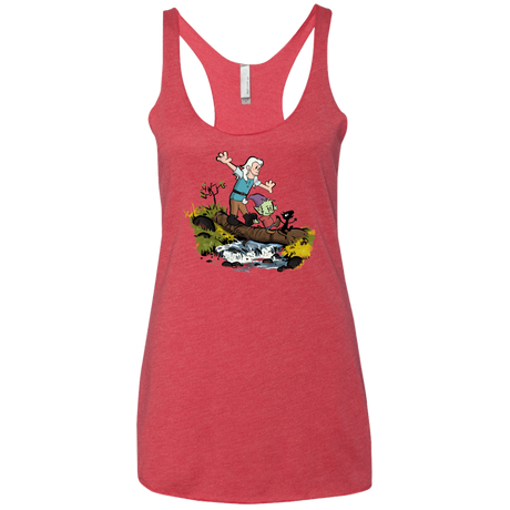 T-Shirts Vintage Red / X-Small Bean and Elfo Women's Triblend Racerback Tank