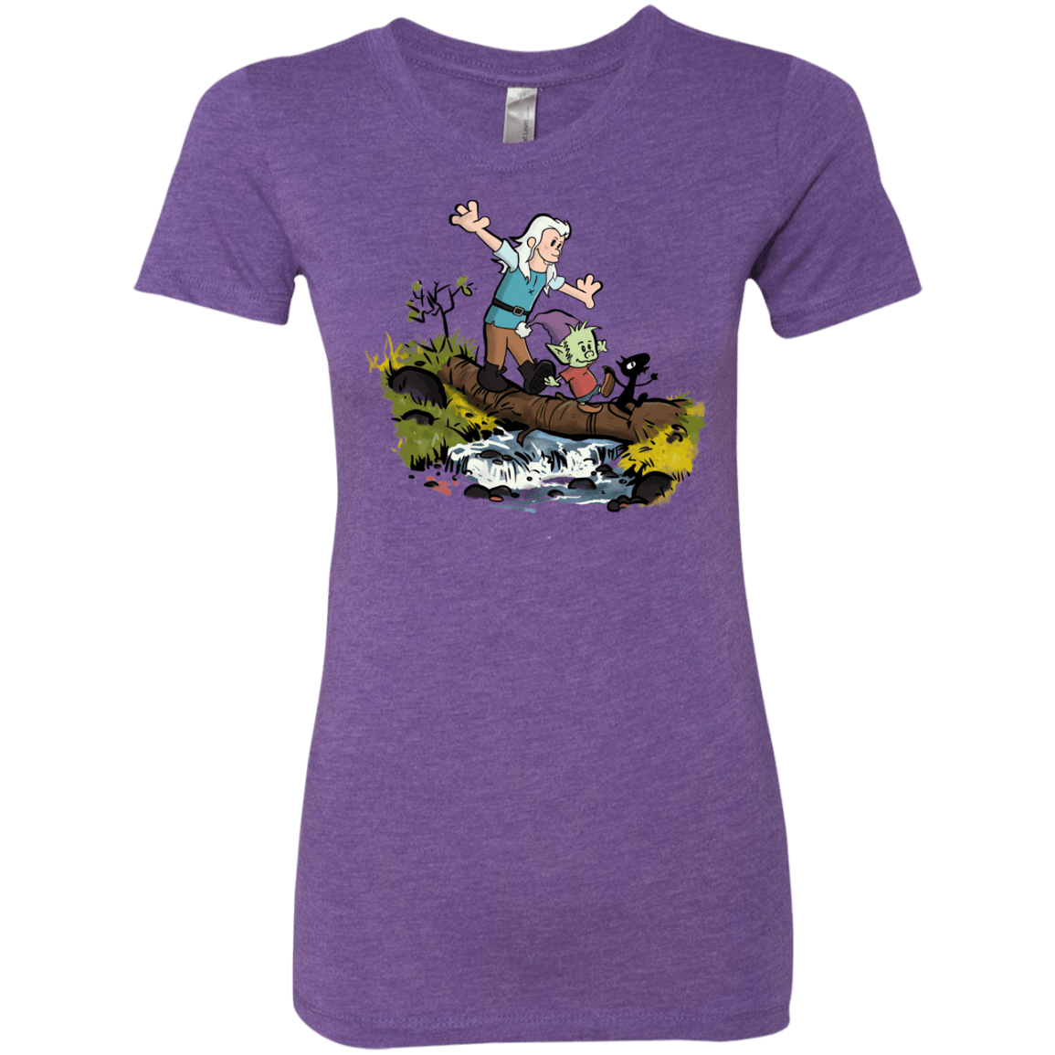 T-Shirts Purple Rush / S Bean and Elfo Women's Triblend T-Shirt