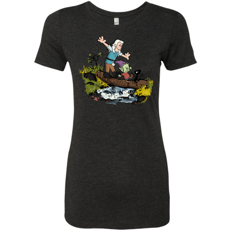 T-Shirts Vintage Black / S Bean and Elfo Women's Triblend T-Shirt