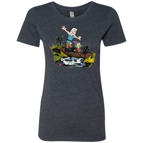 T-Shirts Vintage Navy / S Bean and Elfo Women's Triblend T-Shirt