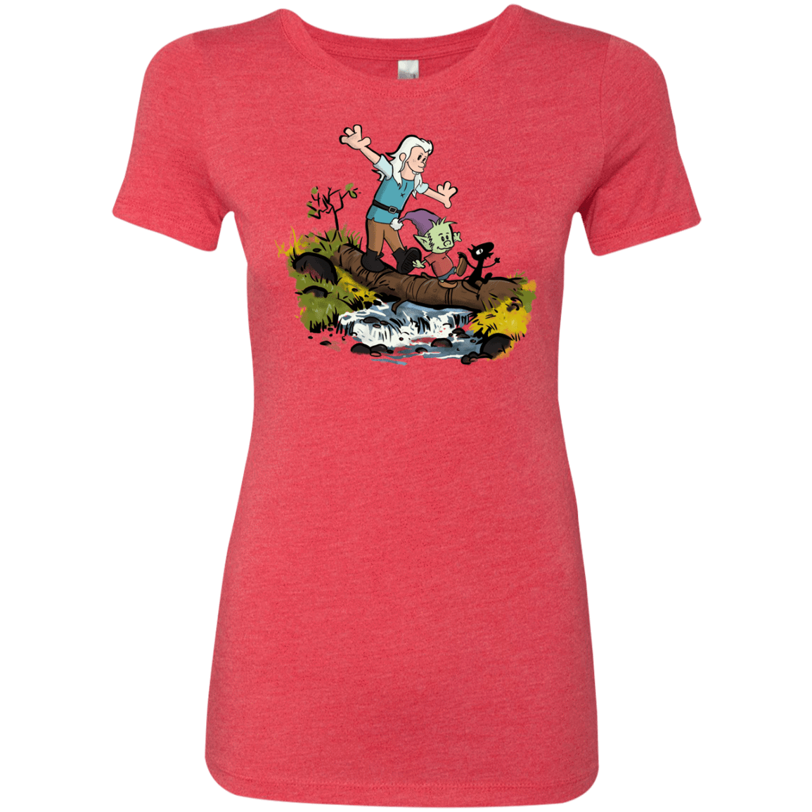 T-Shirts Vintage Red / S Bean and Elfo Women's Triblend T-Shirt