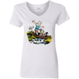 T-Shirts White / S Bean and Elfo Women's V-Neck T-Shirt