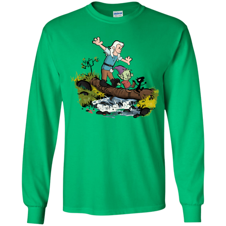 T-Shirts Irish Green / YS Bean and Elfo Youth Long Sleeve T-Shirt