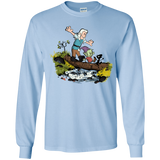 T-Shirts Light Blue / YS Bean and Elfo Youth Long Sleeve T-Shirt