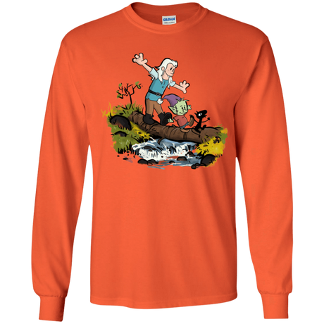 T-Shirts Orange / YS Bean and Elfo Youth Long Sleeve T-Shirt
