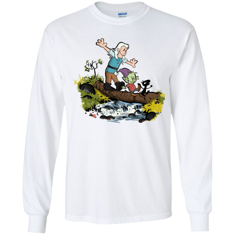T-Shirts White / YS Bean and Elfo Youth Long Sleeve T-Shirt