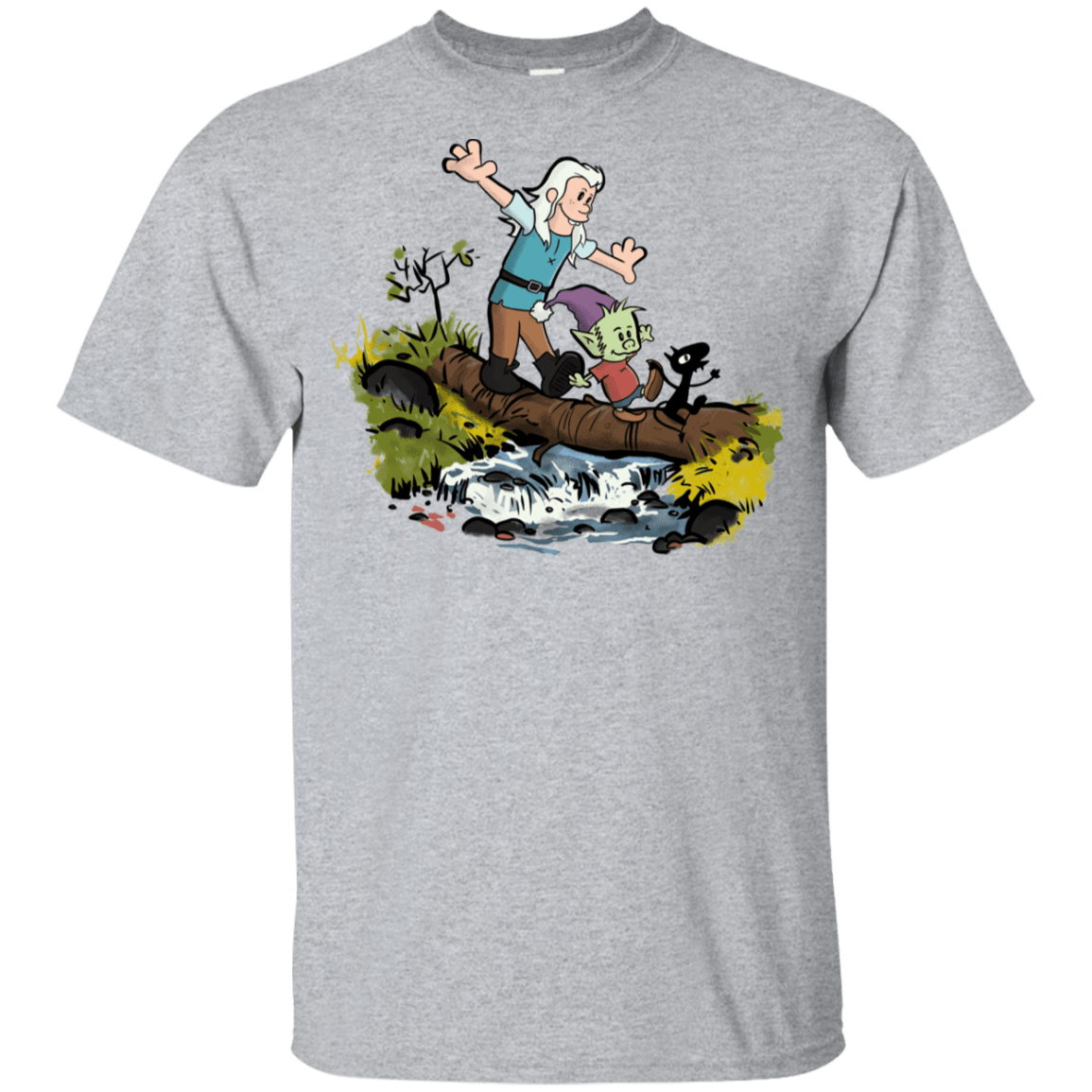 T-Shirts Sport Grey / YXS Bean and Elfo Youth T-Shirt