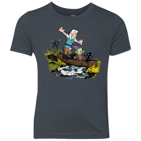 T-Shirts Vintage Navy / YXS Bean and Elfo Youth Triblend T-Shirt