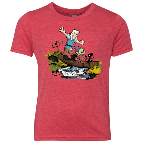 T-Shirts Vintage Red / YXS Bean and Elfo Youth Triblend T-Shirt
