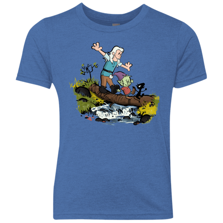 T-Shirts Vintage Royal / YXS Bean and Elfo Youth Triblend T-Shirt