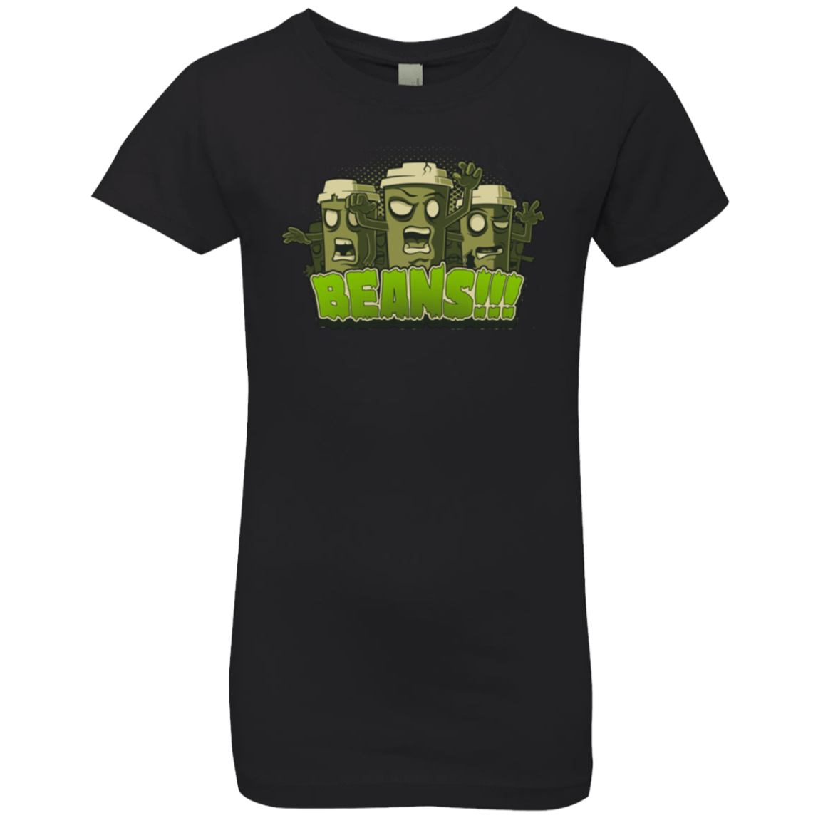 T-Shirts Black / YXS Beans Girls Premium T-Shirt