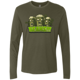 T-Shirts Military Green / Small Beans Men's Premium Long Sleeve