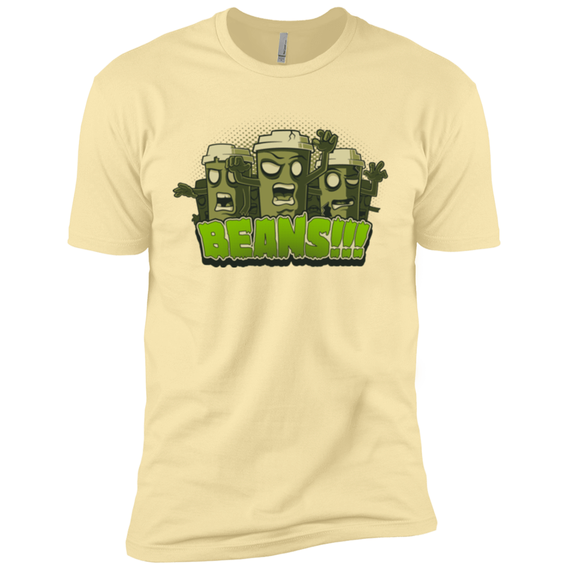 T-Shirts Banana Cream / X-Small Beans Men's Premium T-Shirt
