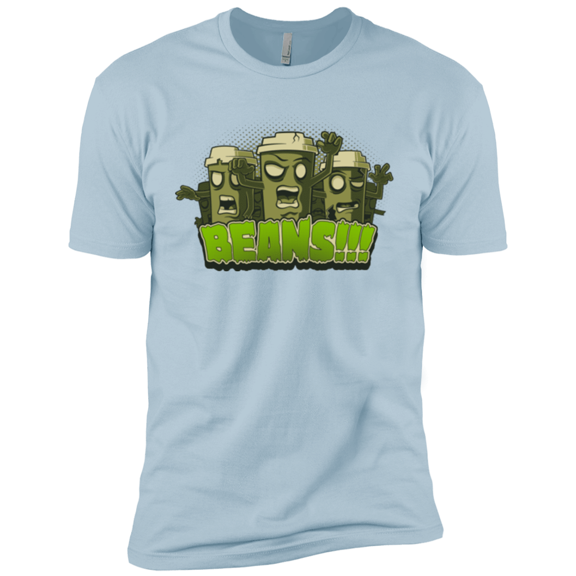 T-Shirts Light Blue / X-Small Beans Men's Premium T-Shirt