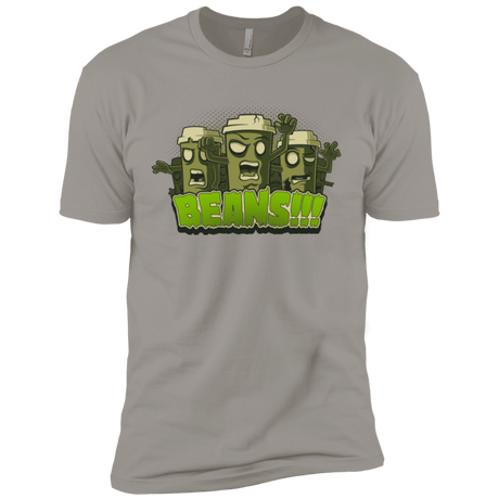 T-Shirts Light Grey / X-Small Beans Men's Premium T-Shirt